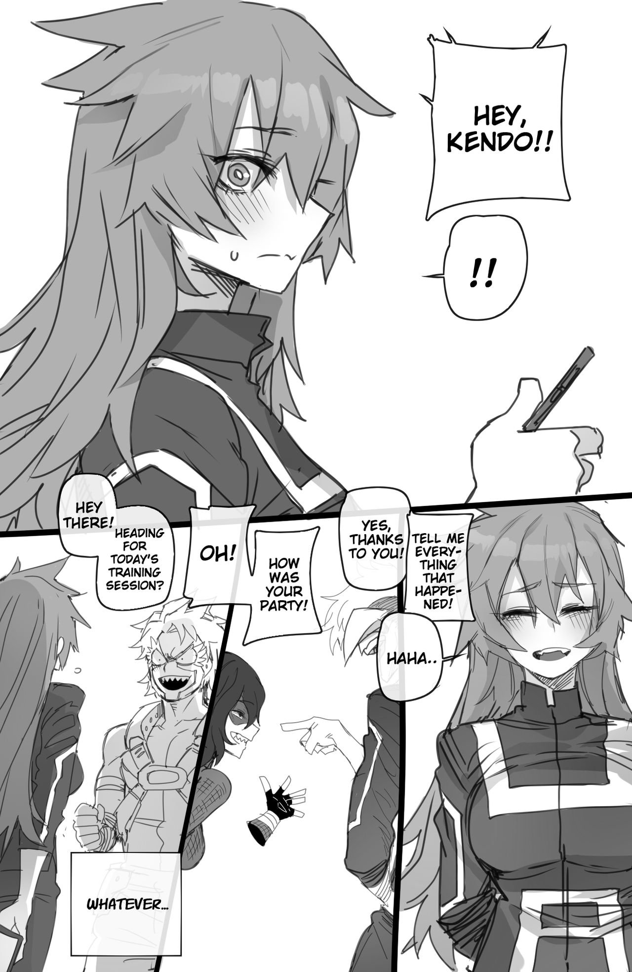 MY HERO Christmas HAREM image number 26