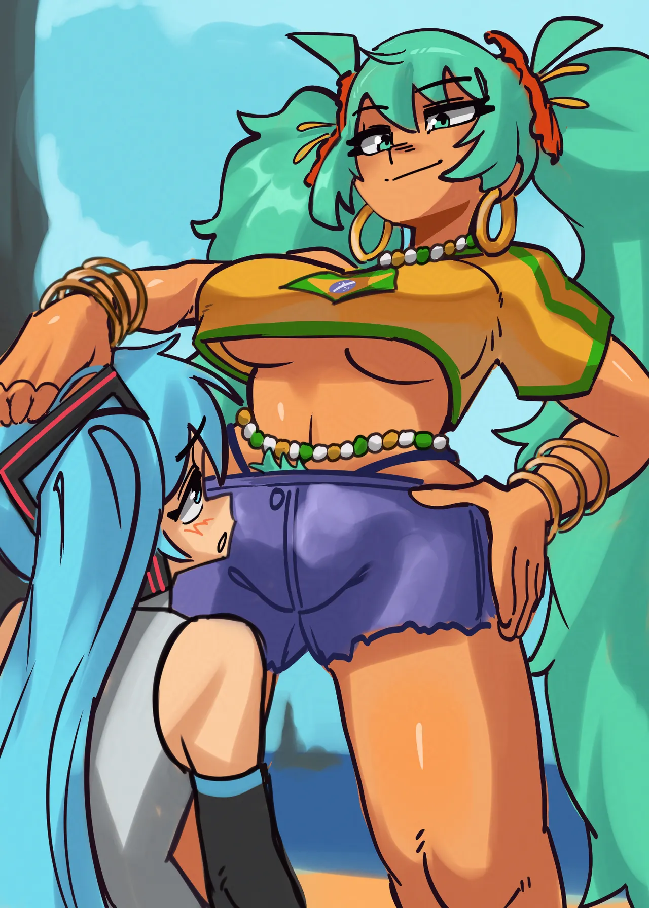 Miku x Br Miku image number 1