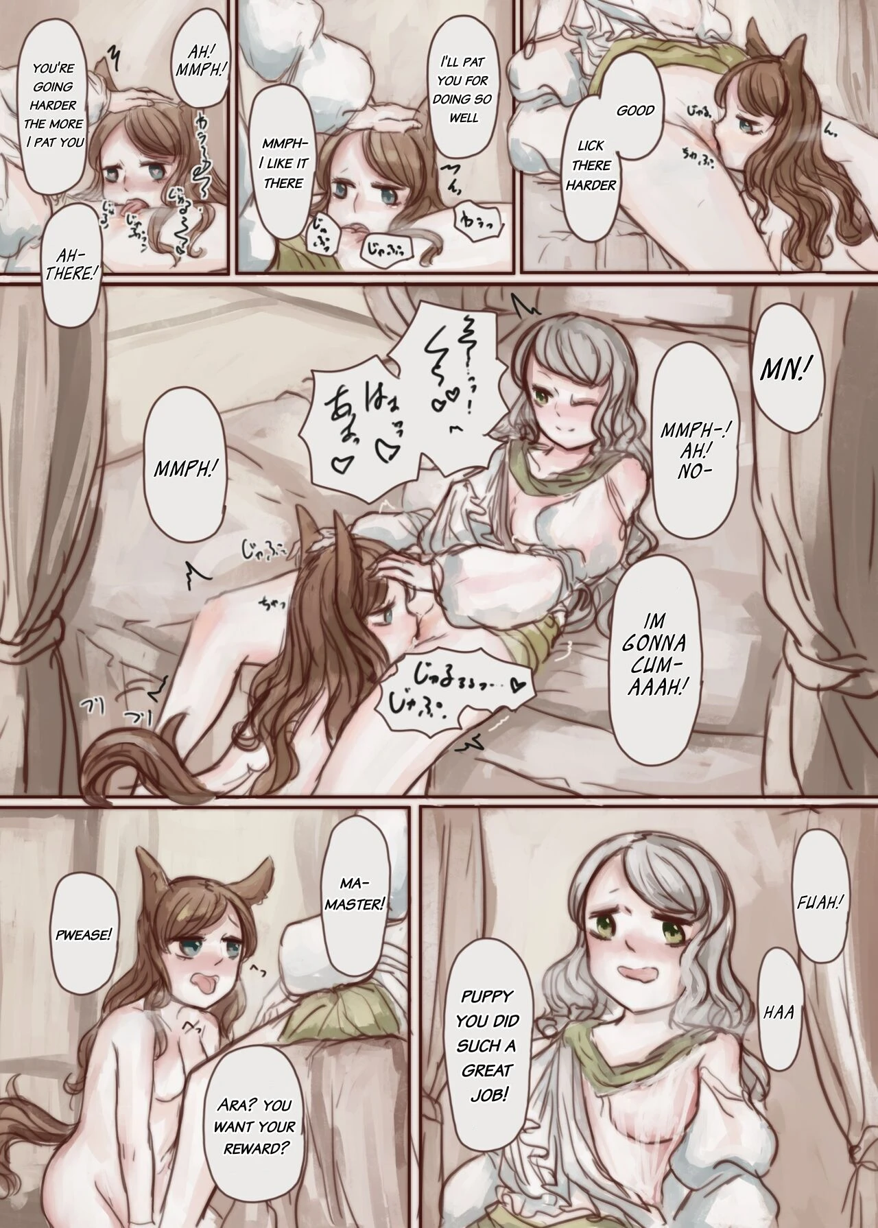 The Wealthy Young Lady Who Bought A Slave And Turned Her Into A Puppy image number 34