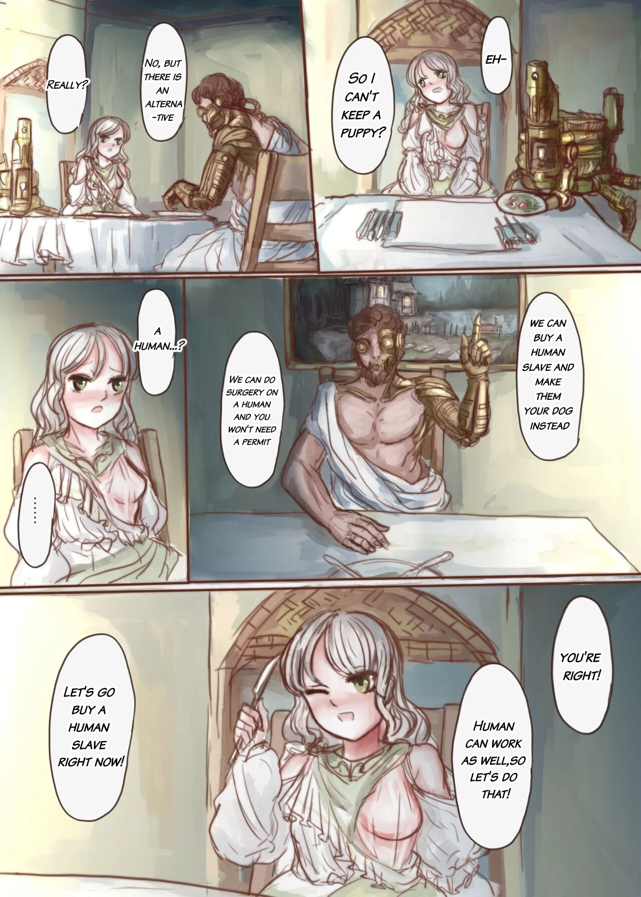 The Wealthy Young Lady Who Bought A Slave And Turned Her Into A Puppy image number 6