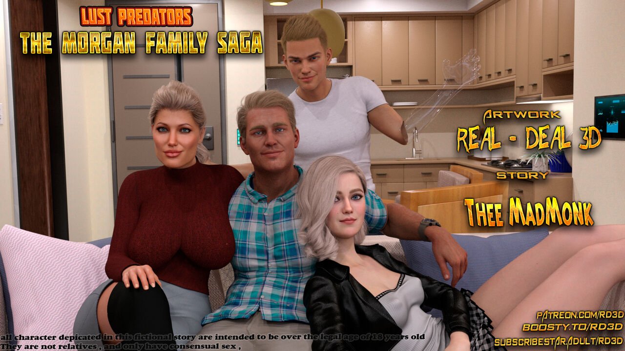 Real-Deal 3D - The Morgan Family Saga (real-deal 3d), 43 images. Milf porn  comics.