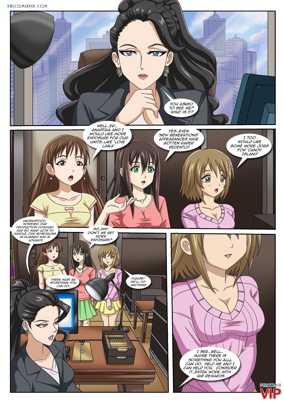 Cinderella Lesbian Porn Captions - Cinderella Callgirls porn comic (the idolmaster, queens blade). [palcomix]  Futanari porn comics.