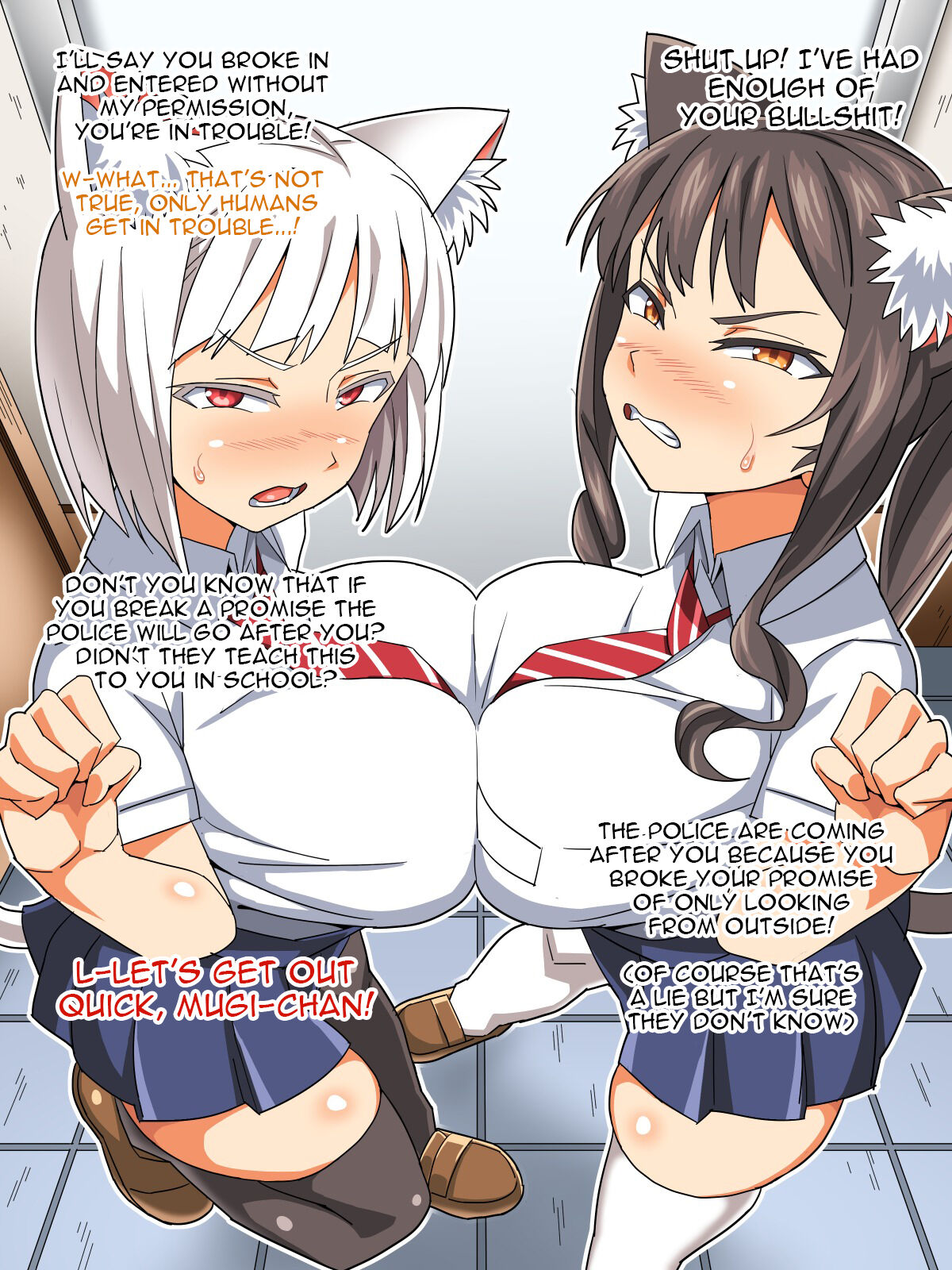 Akushizu Zenin Baka de Kyonyuu no Shuzoku to Dosukebe Harem Seikatsu  English (akushizu), 79 images. Kemonomimi porn comics.