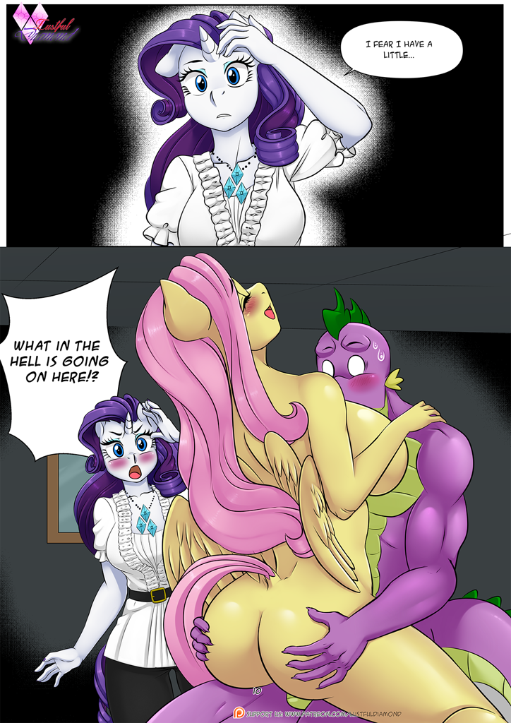 Pia-Sama Lustful Diamond - Flutterlie (My Little Pony: Friendship is Magic) Colored image number 10