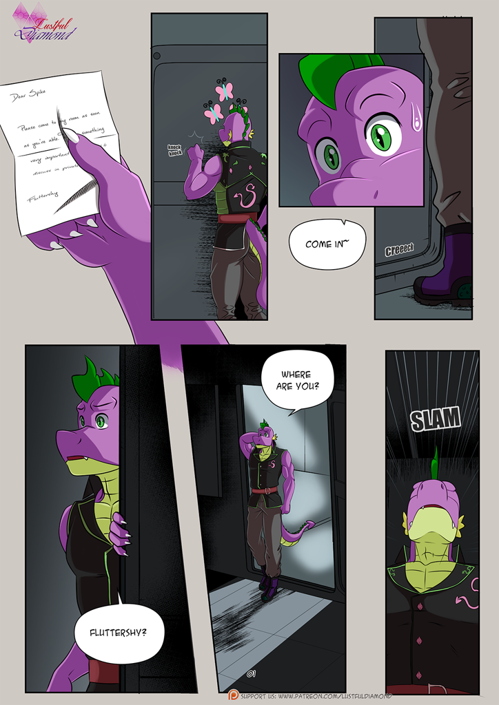 Pia-Sama Lustful Diamond - Flutterlie (My Little Pony: Friendship is Magic) Colored image number 1