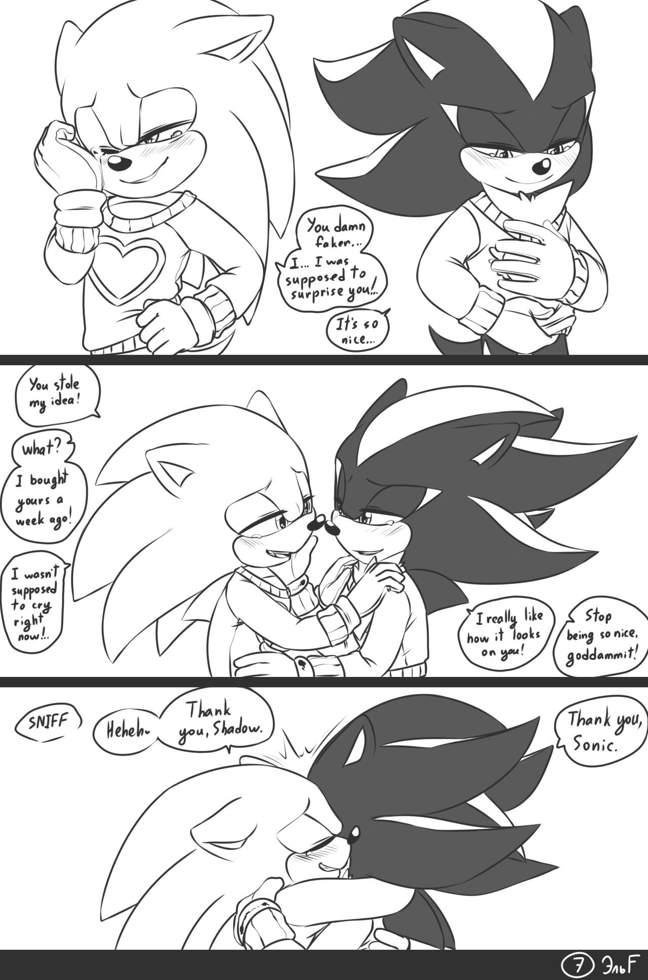 Love and Quills (sonic the hedgehog) porn comic by [krazyelf]. Anal porn  comics.