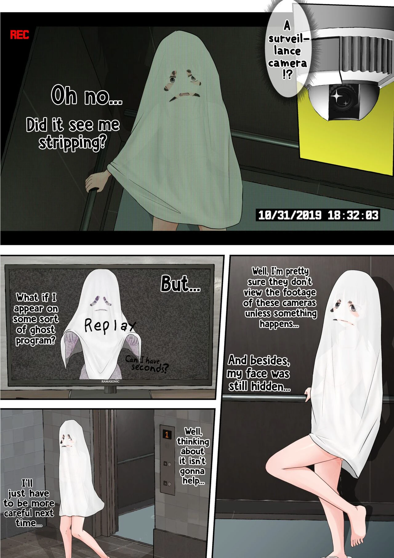 Halloween Exhibitionist Girl  Halloween Roshutsu Shoujo image number 10
