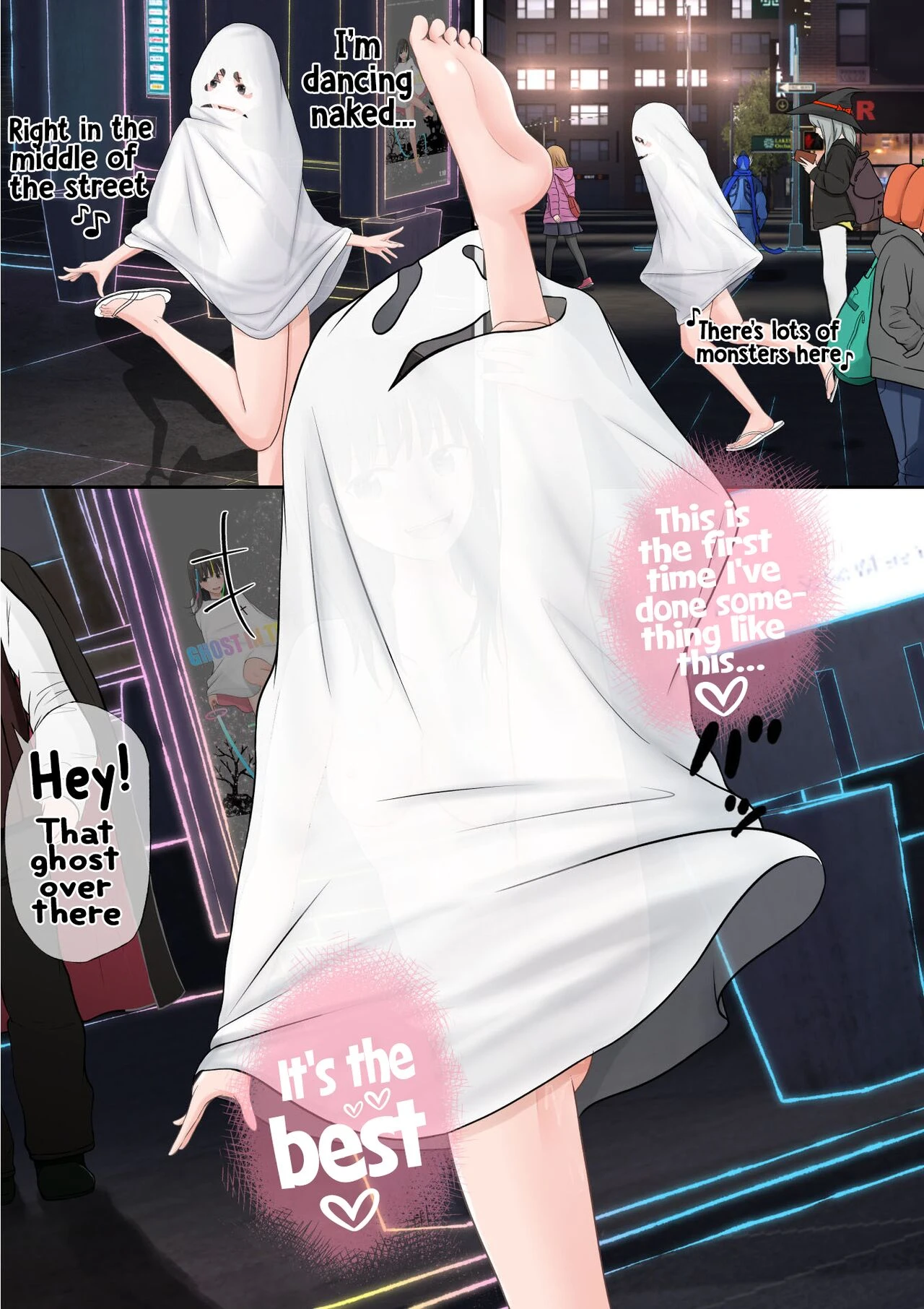 Halloween Exhibitionist Girl  Halloween Roshutsu Shoujo image number 36