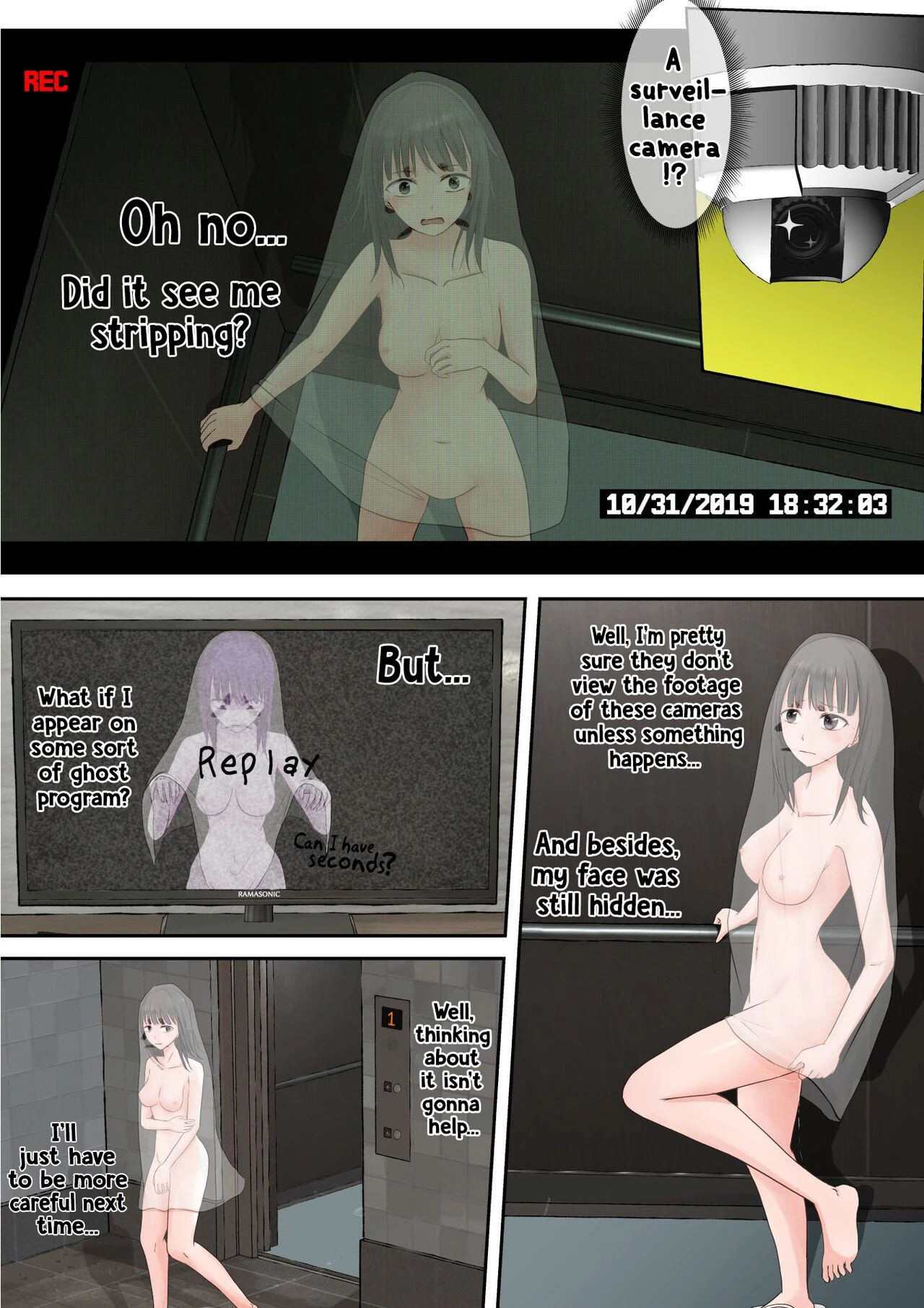 Halloween Exhibitionist Girl  Halloween Roshutsu Shoujo image number 93