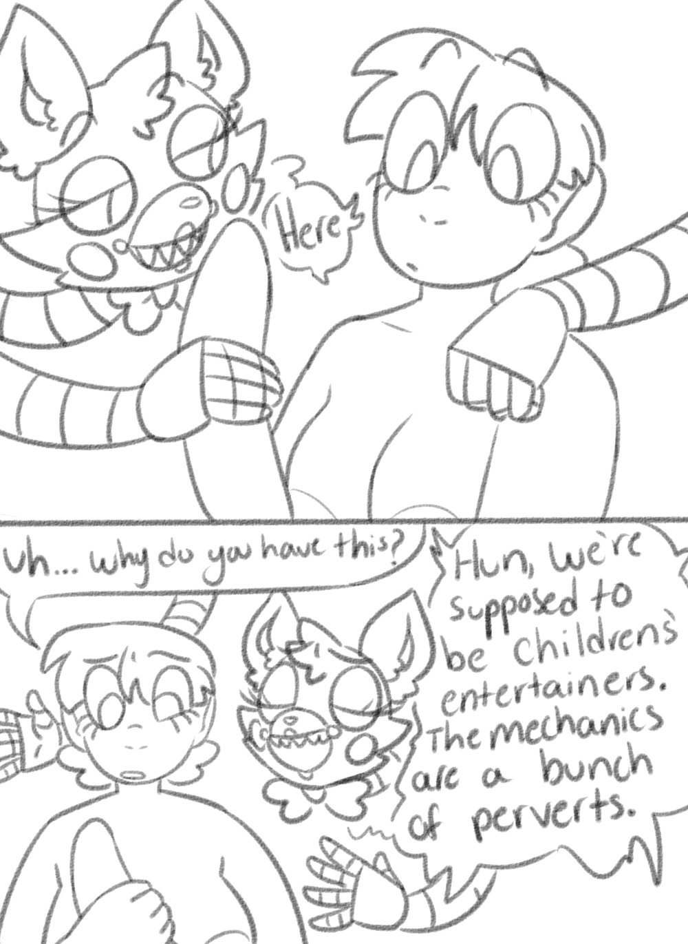 Chica Finds a Playmate (five nights at freddys) porn comic by  [unnecessaryfansmut]. Females only porn comics.