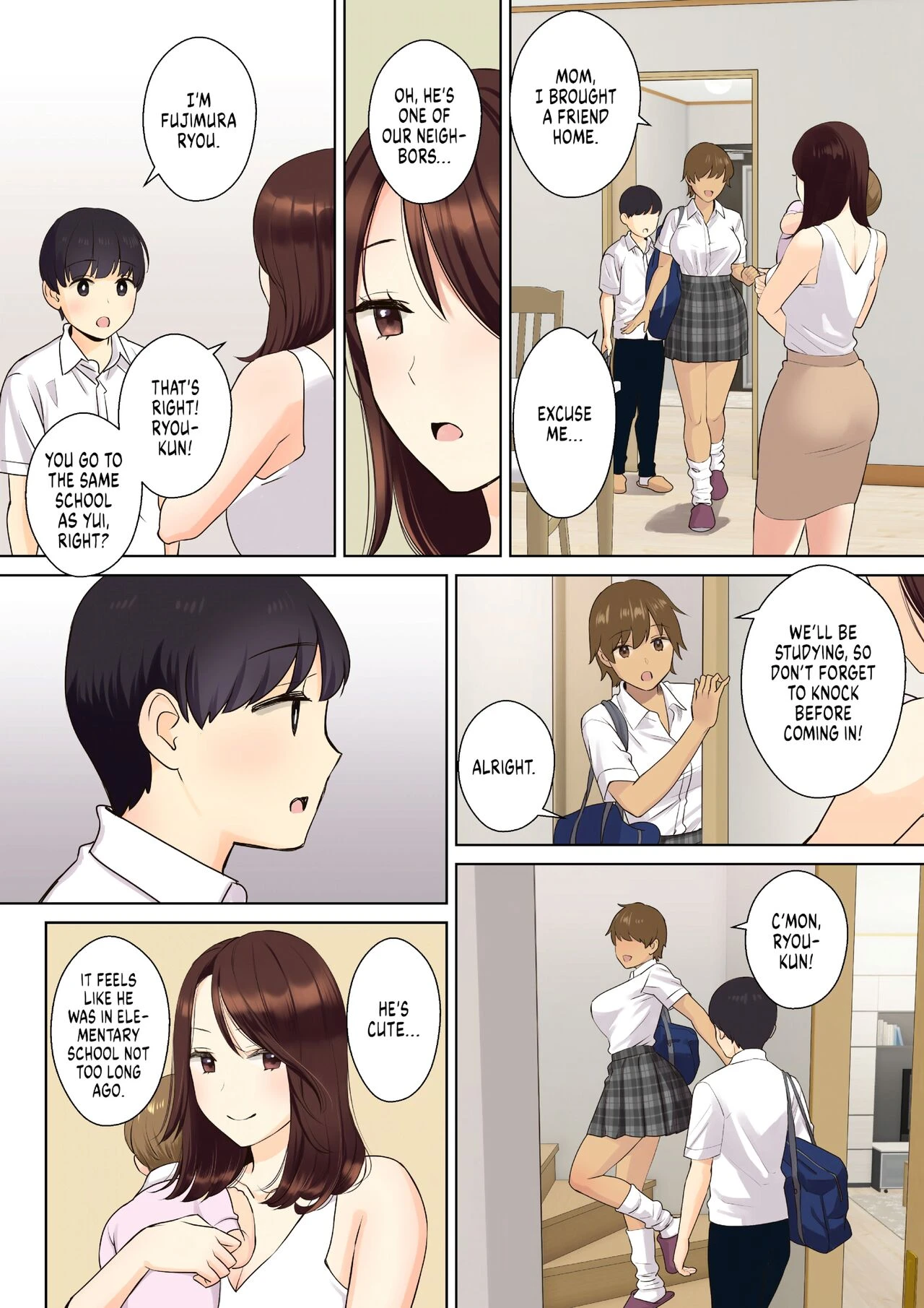 Kanojo no Okaa-san ni Doutei o Ubawareru Hanashi How My Girlfriends Mom Took My Virginity image number 5