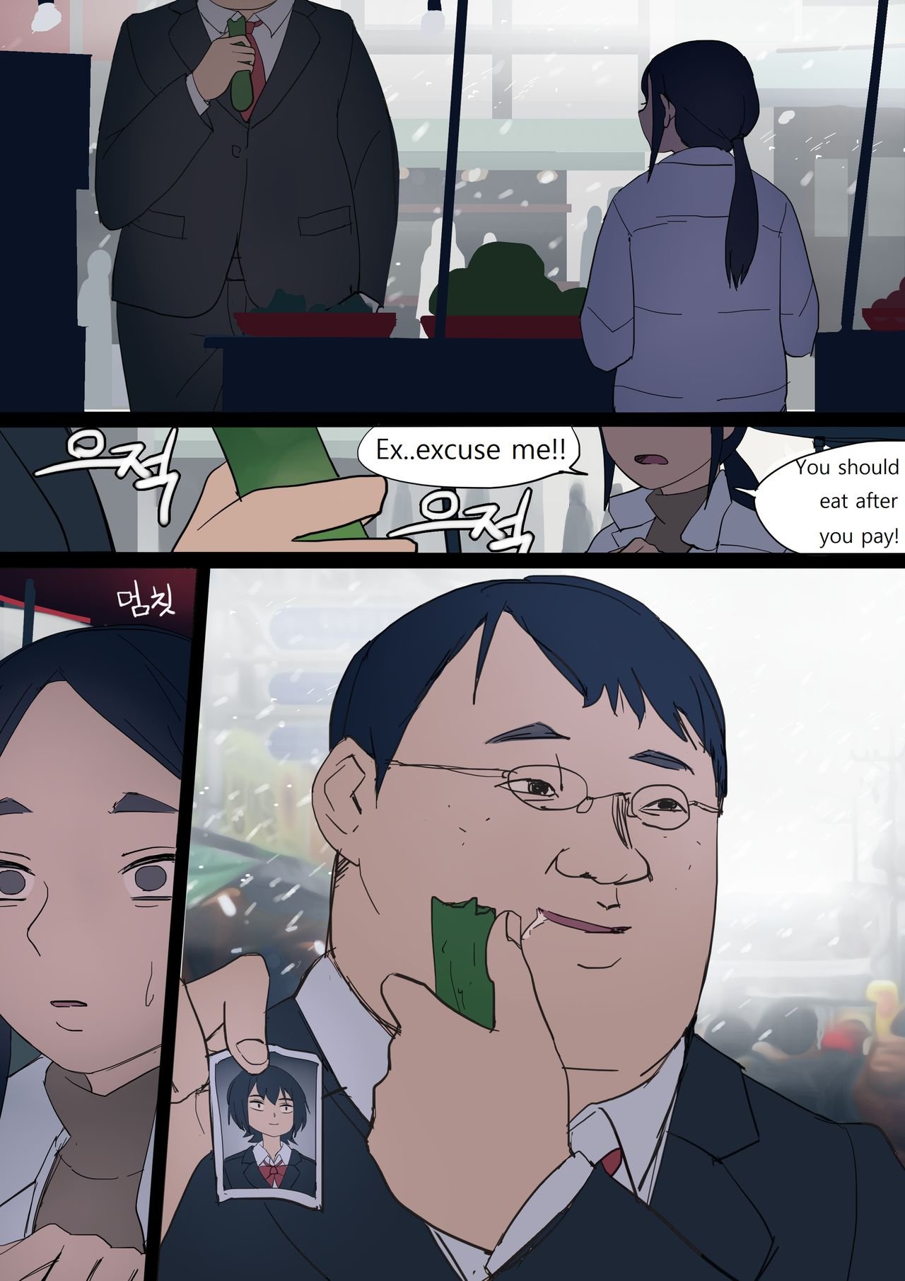 Whispering secrets into her ear