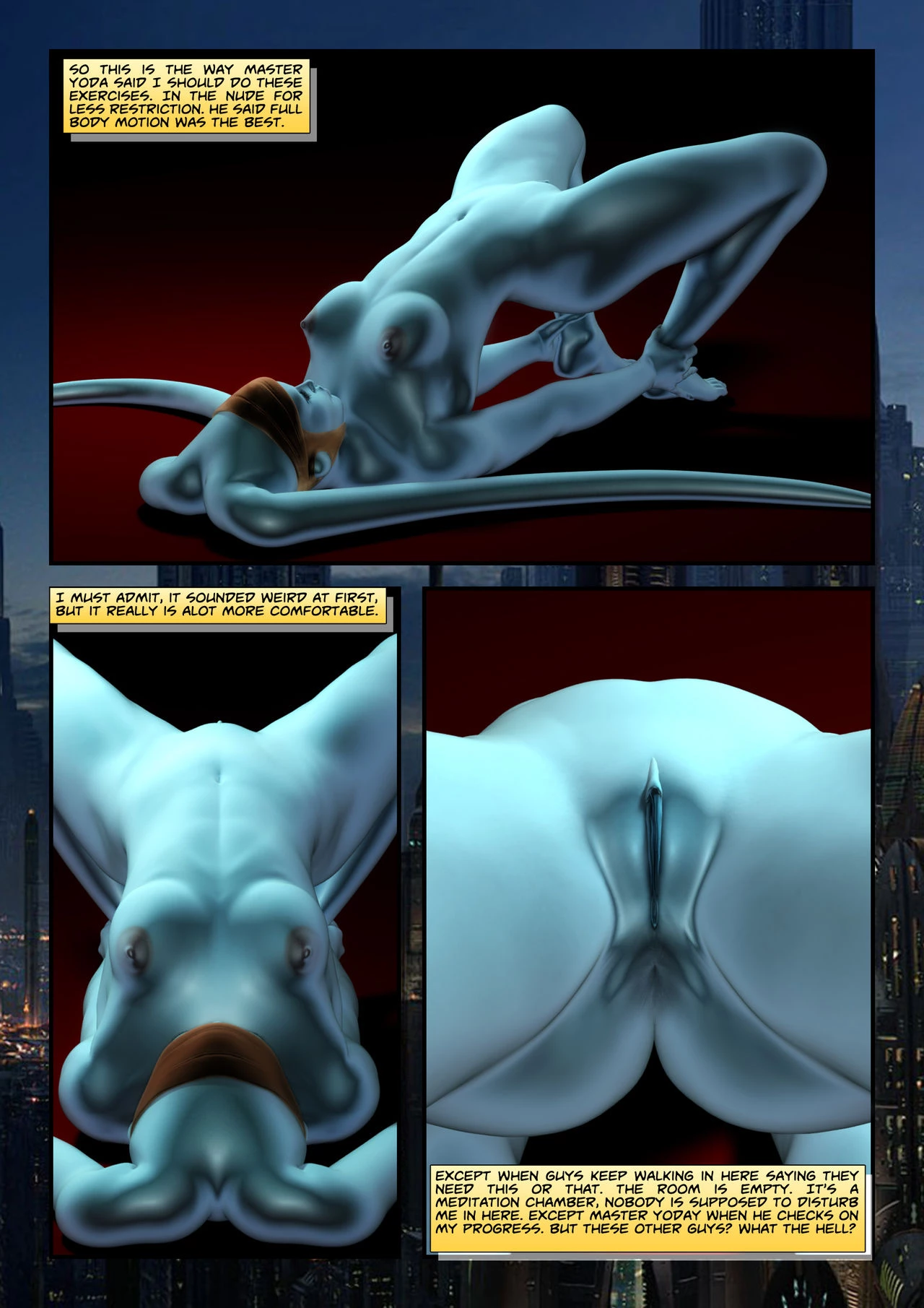 Penny Lustfuls: Yoda Yoga image number 1