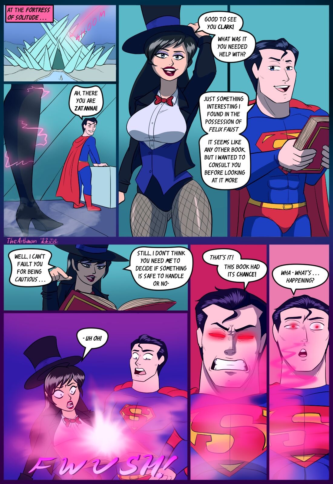 The Arthman - Superman: Its Magic porn comic (justice league) porn comic by  [the arthman]. Hairy porn comics.