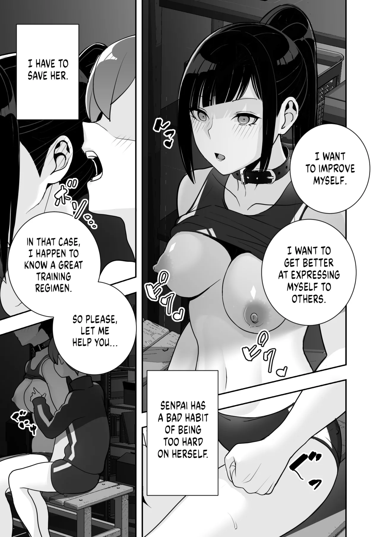 I Claimed my Beloved Track-and-Field Senpai and Brainwashed her into my Perfect Woman Reizoku no Kubiwa Akogare no Rikujoubu Senpai o Toraete Jibun no Konomi ni Sennou Choukyou image number 41