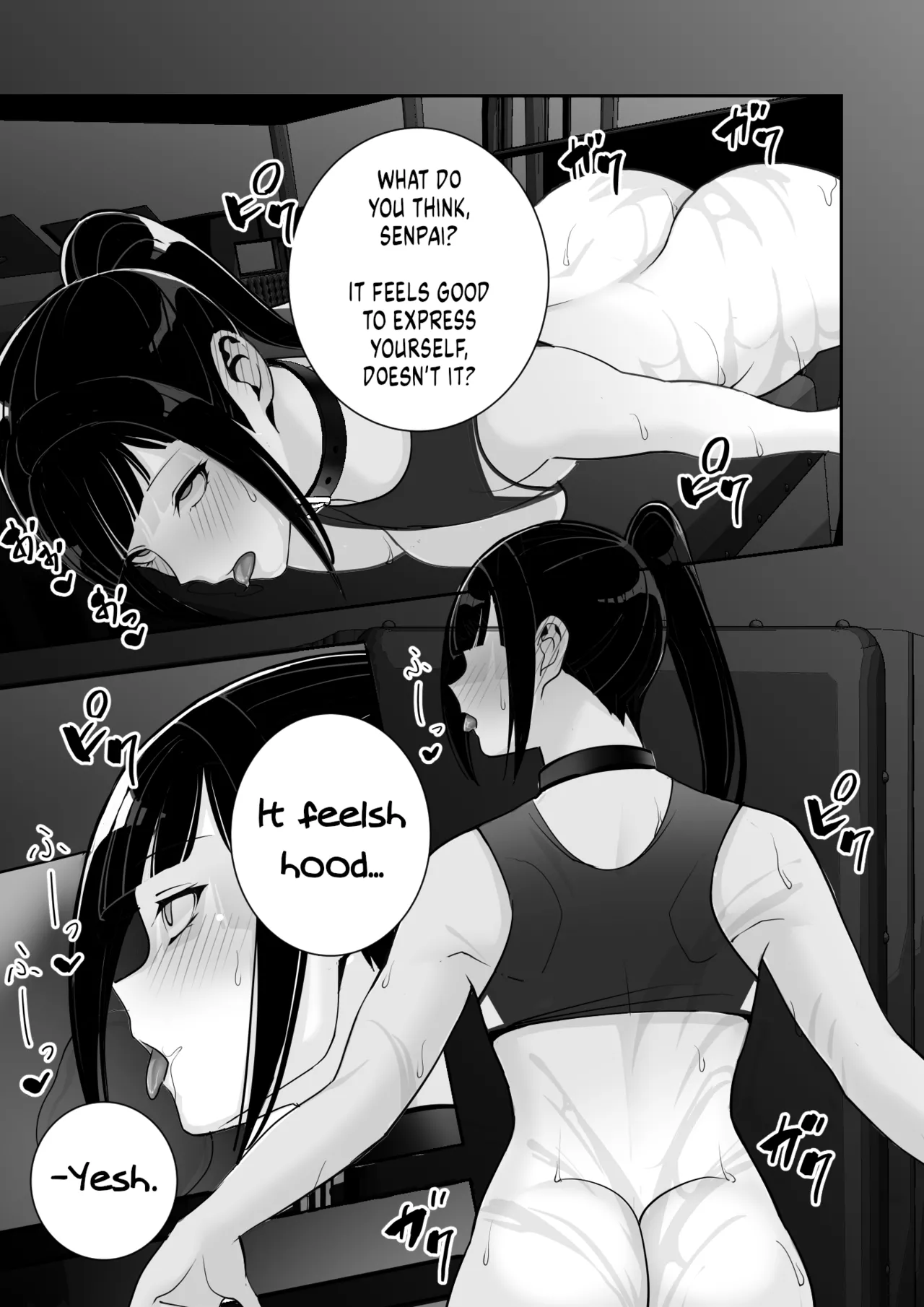 I Claimed my Beloved Track-and-Field Senpai and Brainwashed her into my Perfect Woman Reizoku no Kubiwa Akogare no Rikujoubu Senpai o Toraete Jibun no Konomi ni Sennou Choukyou image number 49