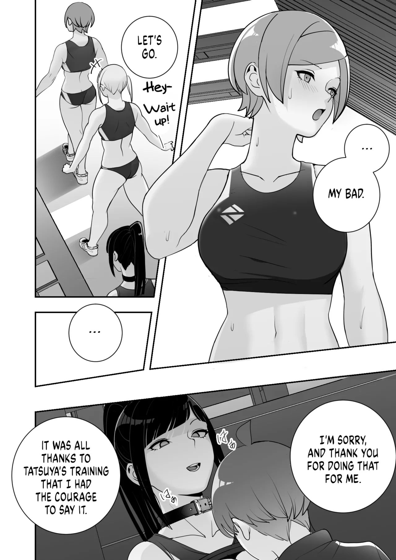 I Claimed my Beloved Track-and-Field Senpai and Brainwashed her into my Perfect Woman Reizoku no Kubiwa Akogare no Rikujoubu Senpai o Toraete Jibun no Konomi ni Sennou Choukyou image number 56