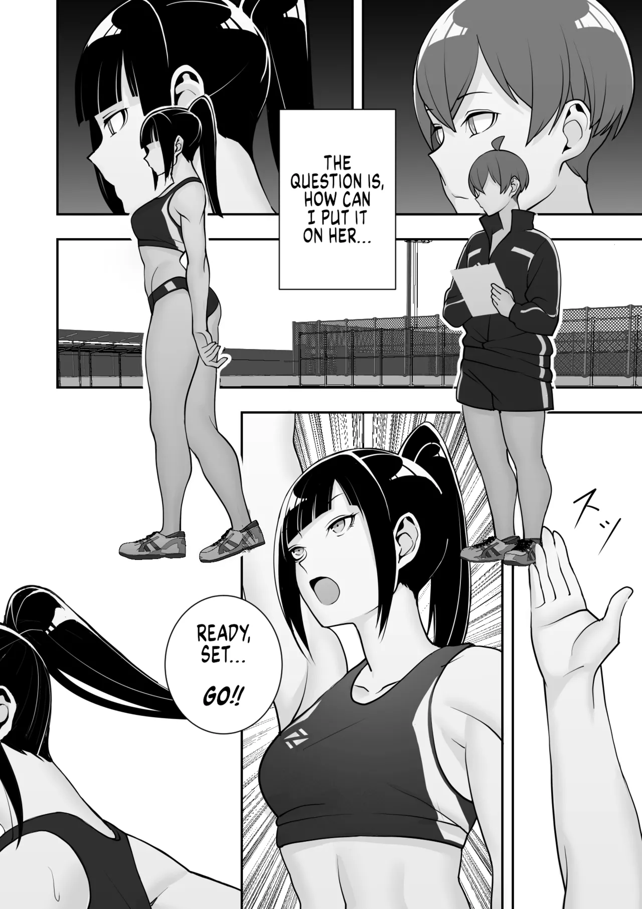 I Claimed my Beloved Track-and-Field Senpai and Brainwashed her into my Perfect Woman Reizoku no Kubiwa Akogare no Rikujoubu Senpai o Toraete Jibun no Konomi ni Sennou Choukyou image number 7