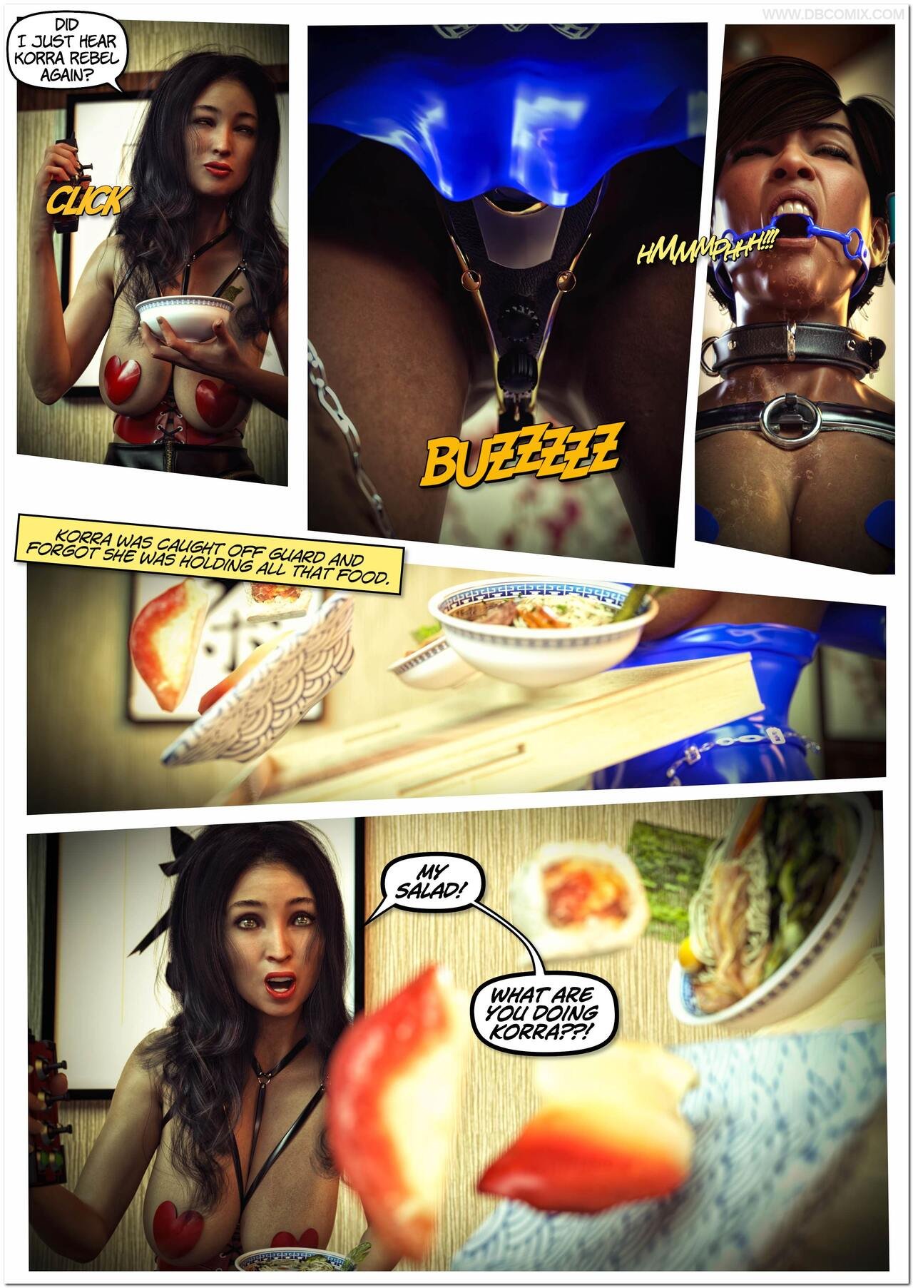DBComix - The Legend of Korrasami - Mistress Asami 2 image number 24