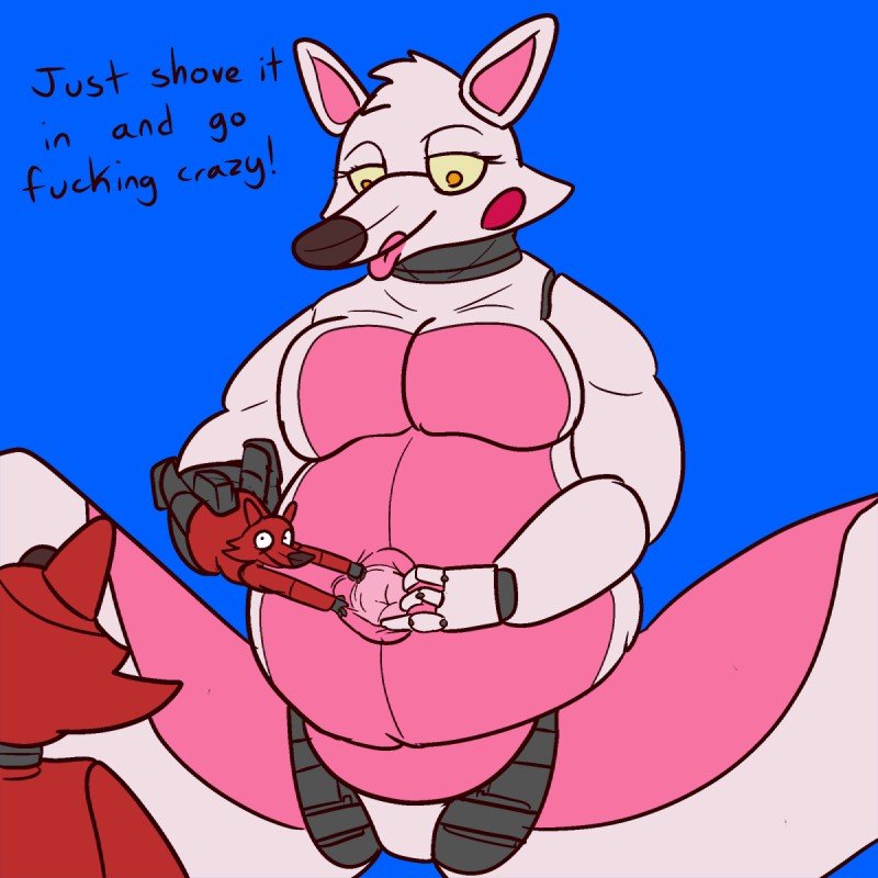 Foxy  Mangle Belly Cum Inflation image number 1