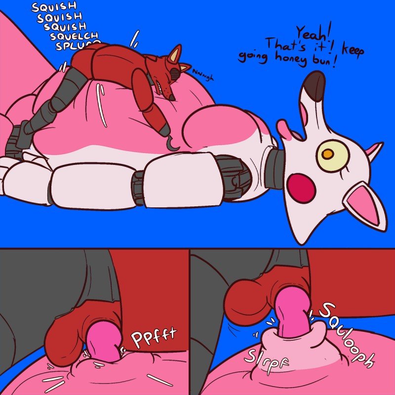 Foxy  Mangle Belly Cum Inflation image number 4