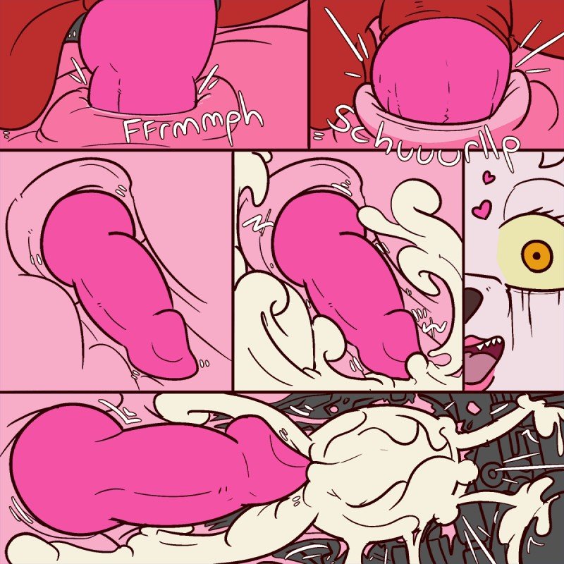 Foxy  Mangle Belly Cum Inflation image number 6