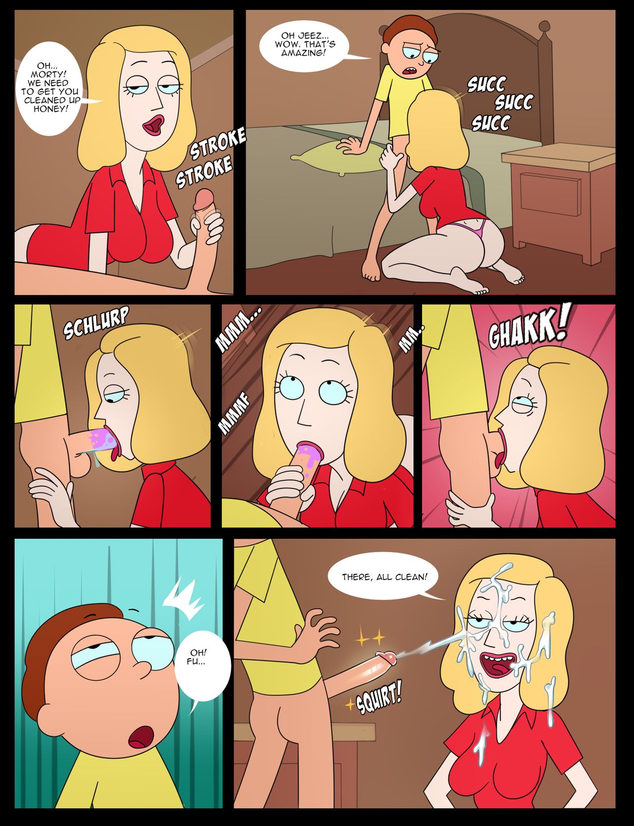 Beth and morty comic porn