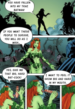 Batman vs Poison Ivy porn comic (dc, batman). [online superheroes] Blowjob  porn comics.