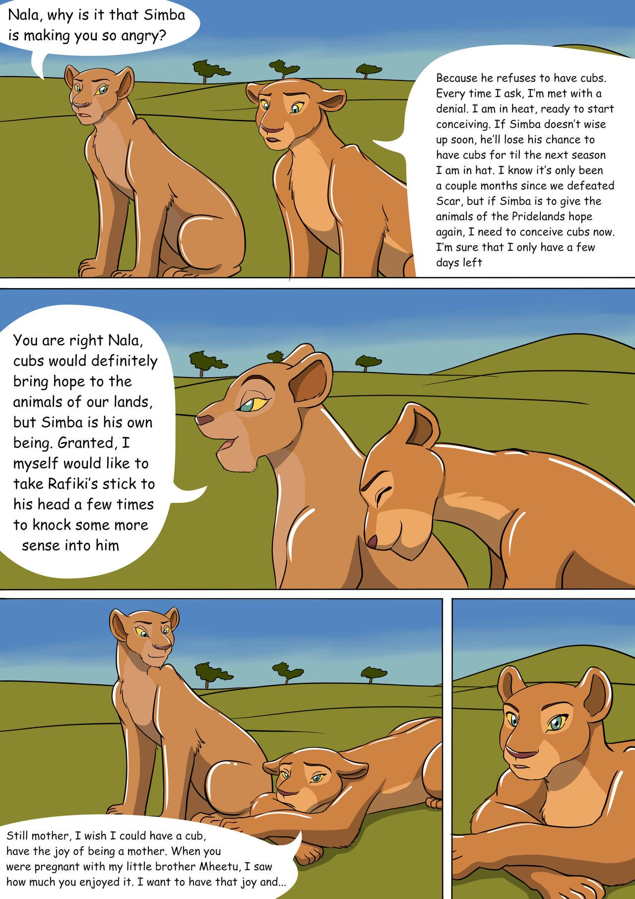 Nala Comic (the lion king) porn comic by [ladydrasami]. Unbirth porn comics.