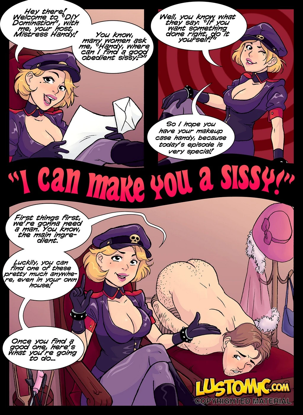 I can make you a sissy comic porn