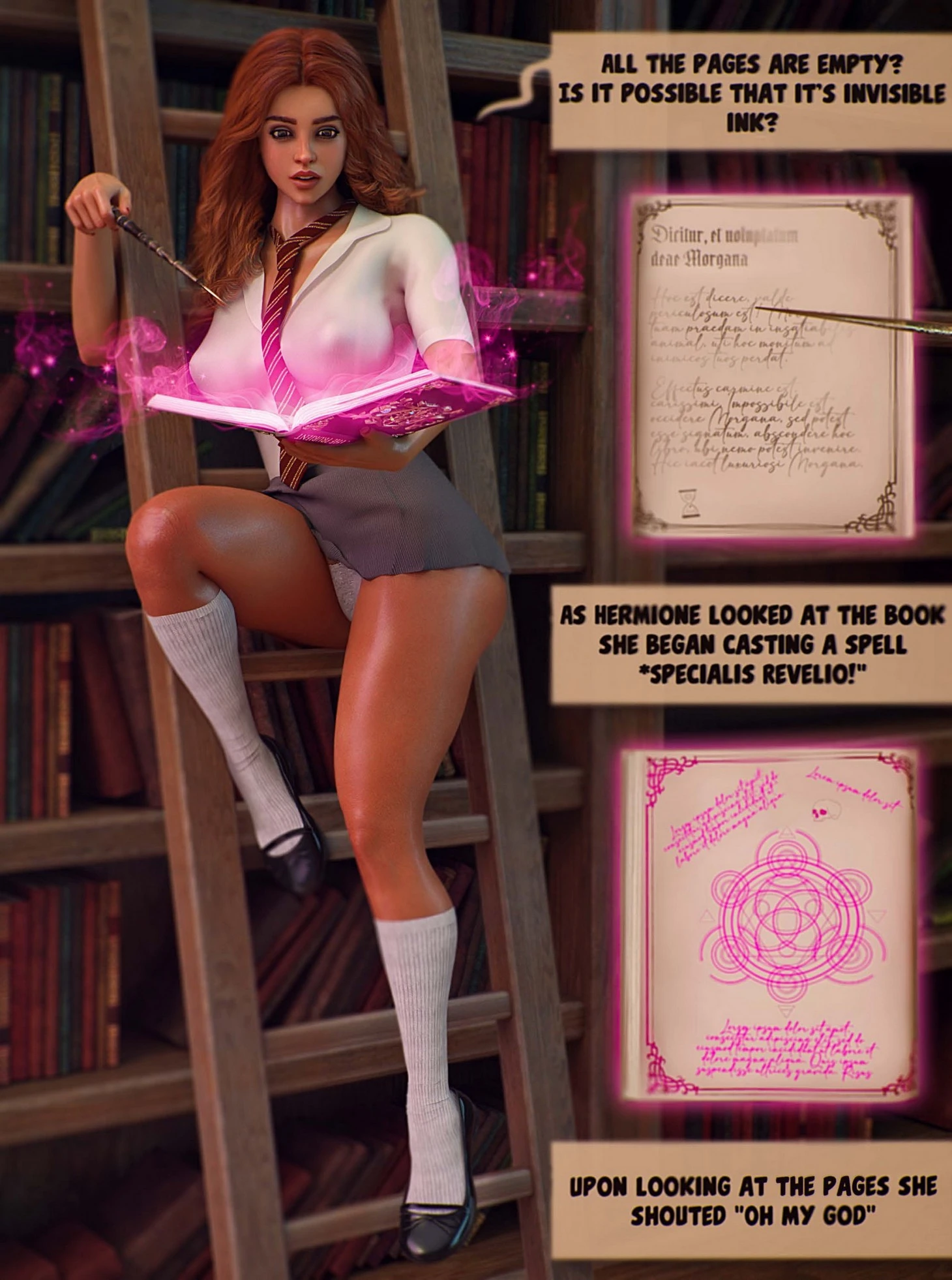 Hermione And The Grimoire Of Lust image number 5