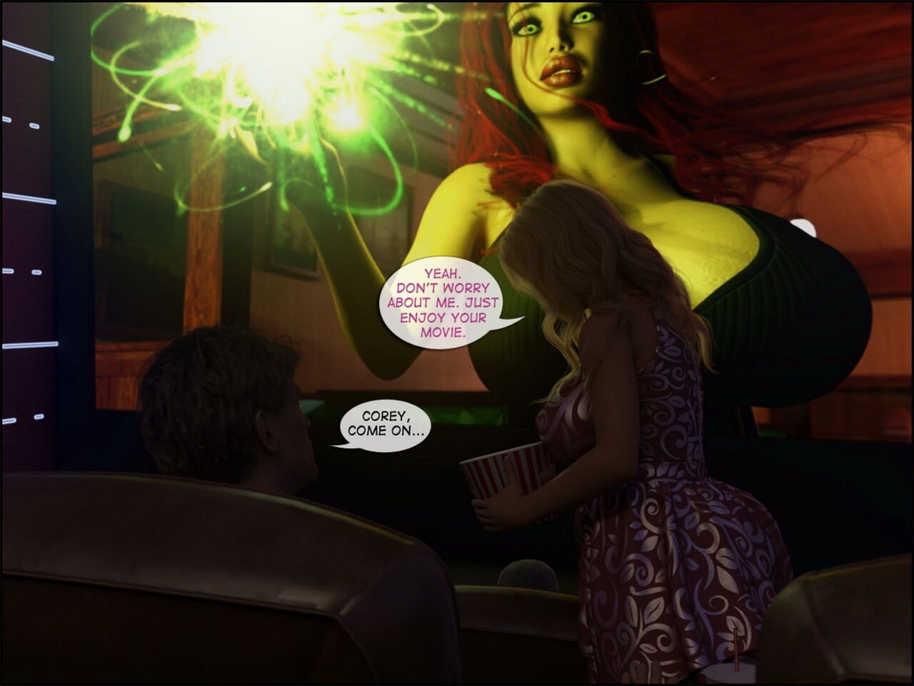 Kara Comet - Witchy Ex-Girlfriend 3 (English) porn comic image number 111