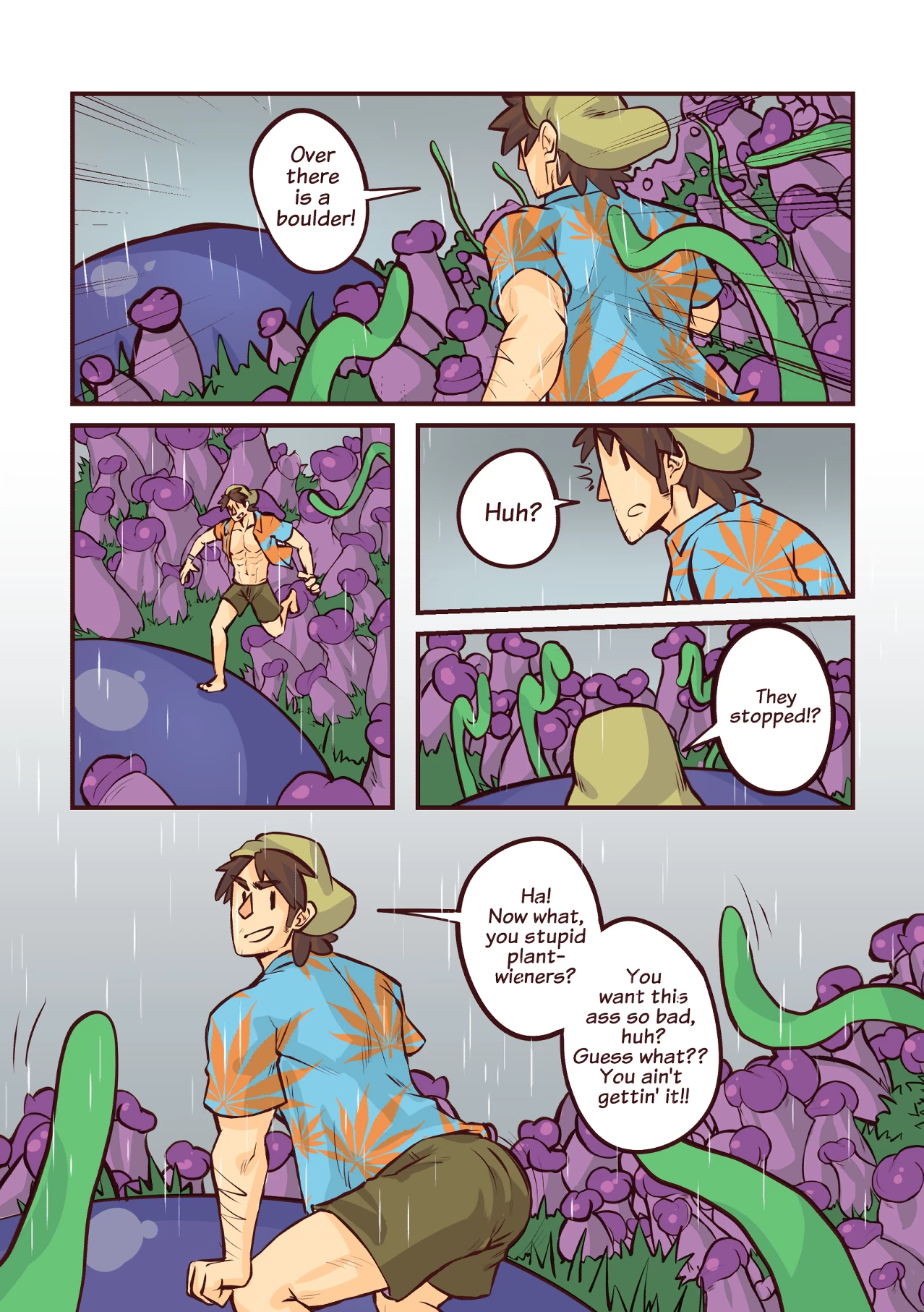 Curious farm animals watching