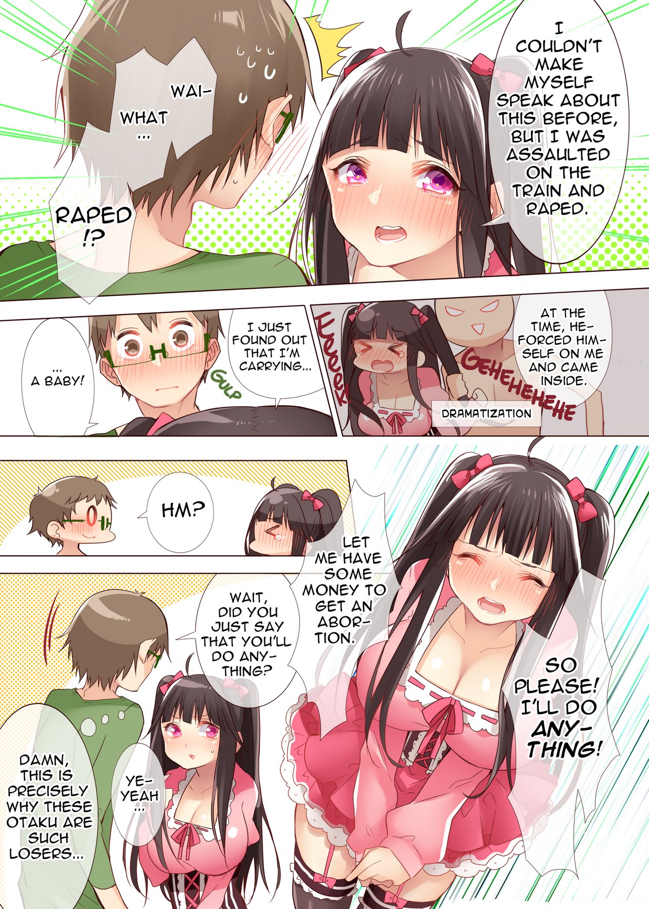 The Princess of an Otaku Group Got Knocked Up by Some Piece of Trash So She Let an Otaku Guy Do Her Too!? image number 15