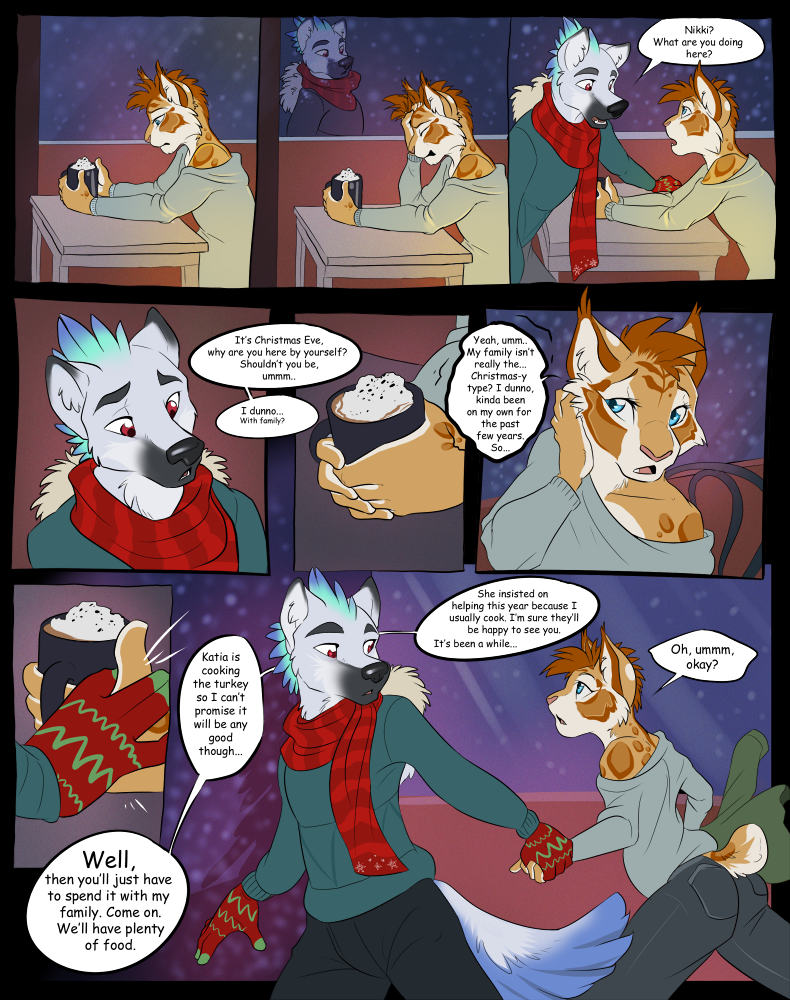 Furry Porn Holiday - Three Dog Night - Christmas Issue (demicoeur), 11 images. Furry porn comics.