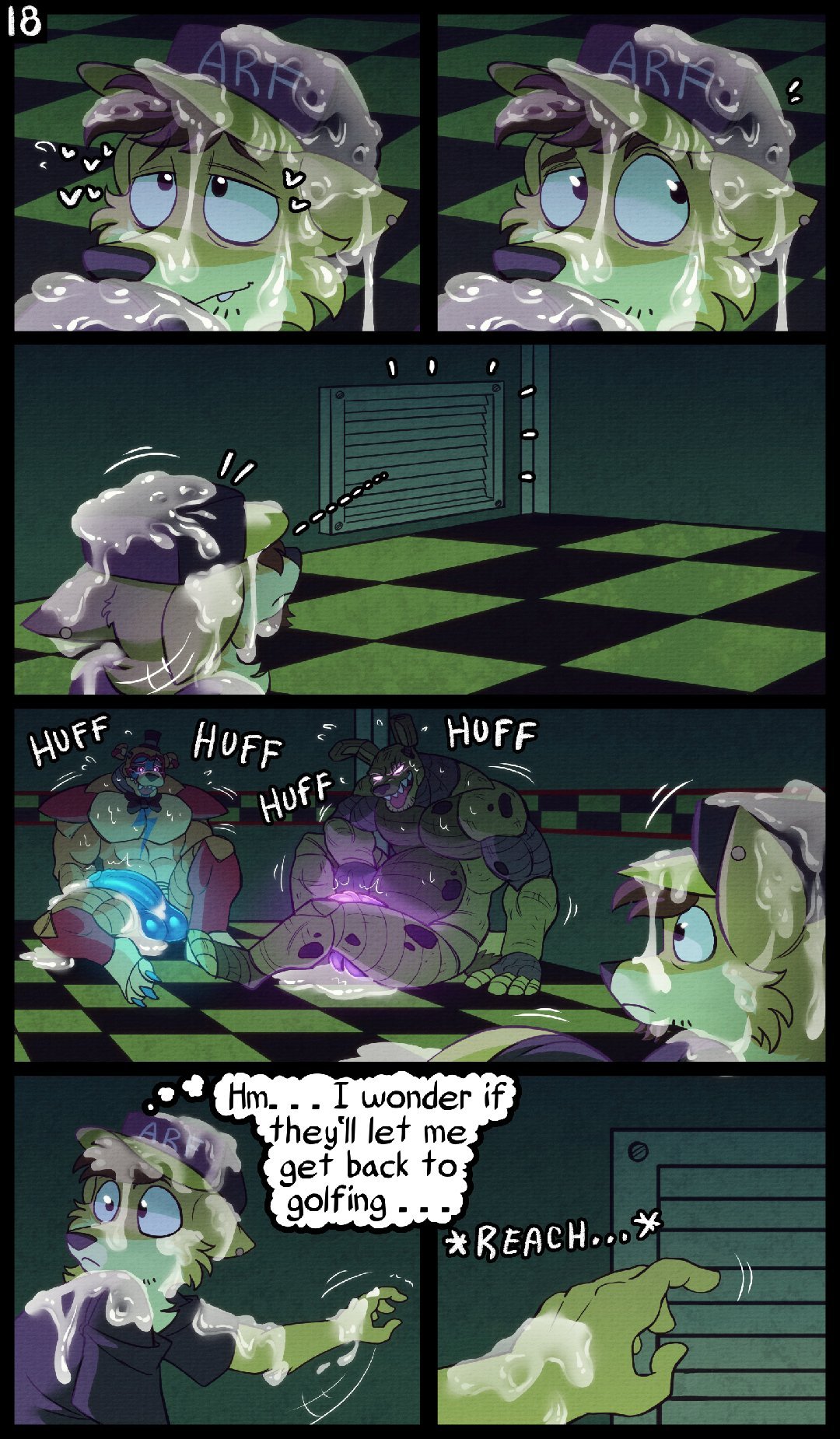 Kiddie_Jukes - A Hole In One furry gay porn comic (five nights at freddys) porn  comic by [kiddie_jukes]. Furry porn comics.