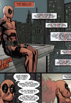 Deadpool Bondage - Date with death (deadpool) porn comic by [shade]. Big penis porn comics.