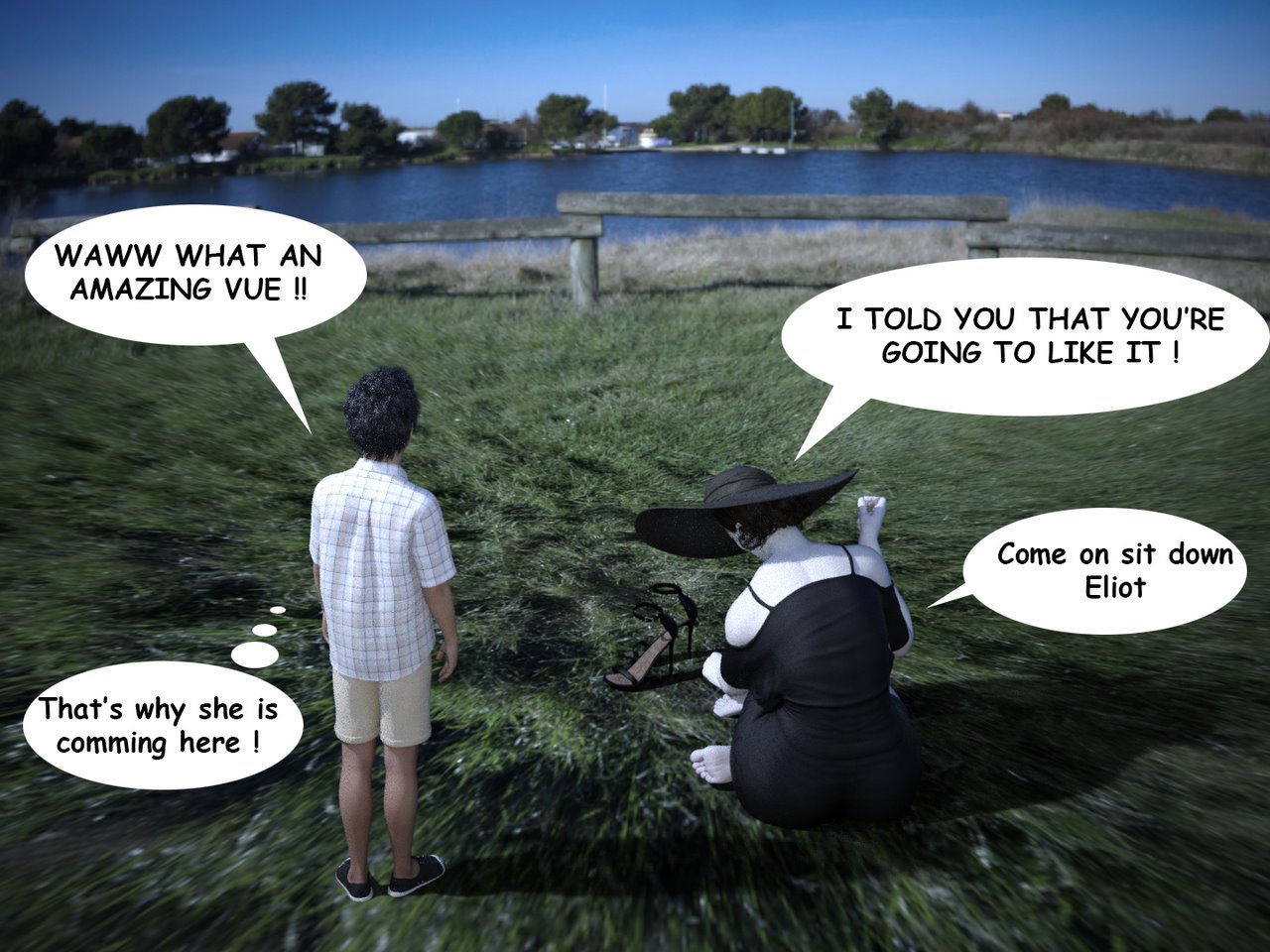 The Trip - Alcina Dimitrescu x Young man image number 10