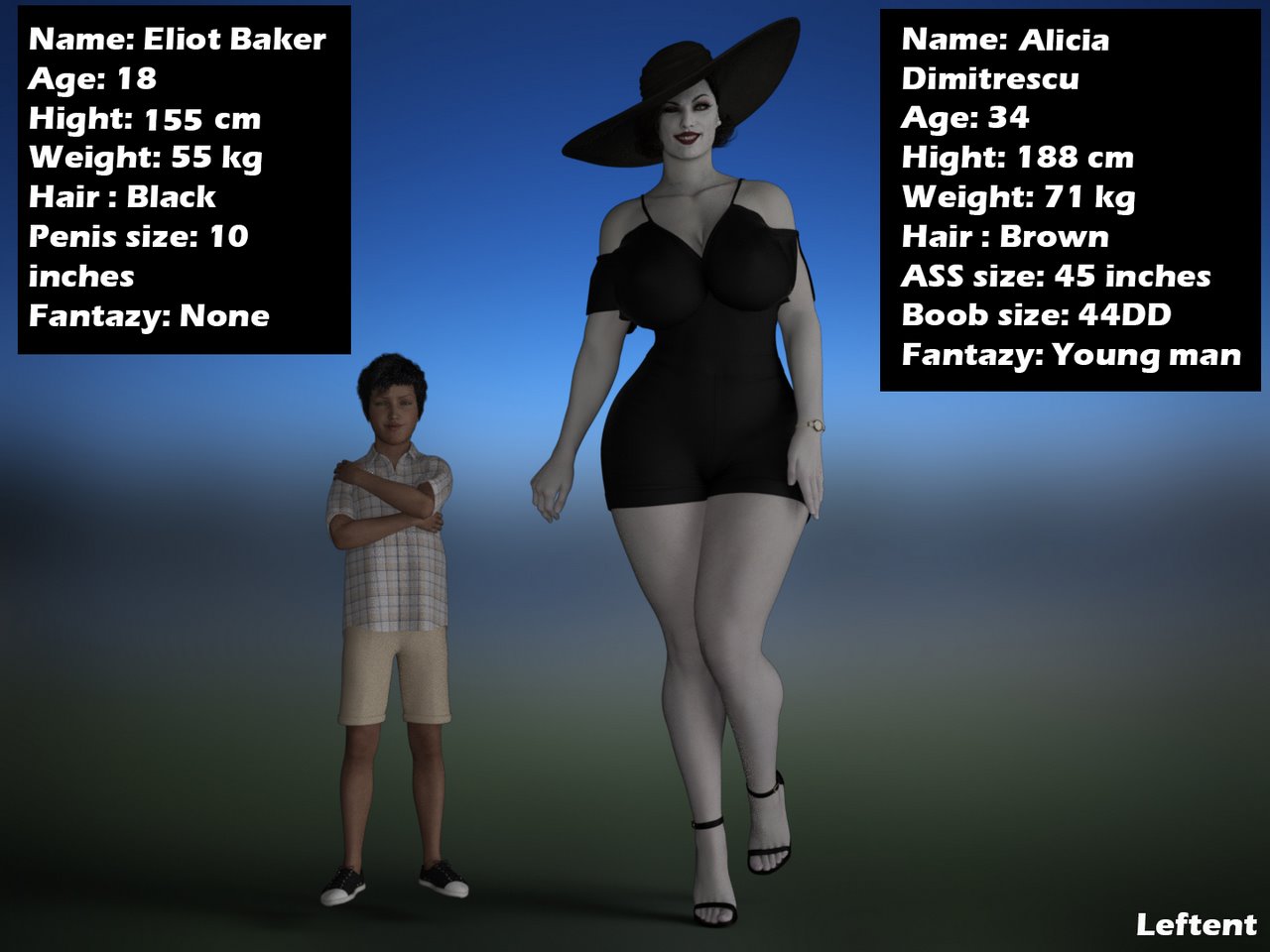 The Trip - Alcina Dimitrescu x Young man image number 2