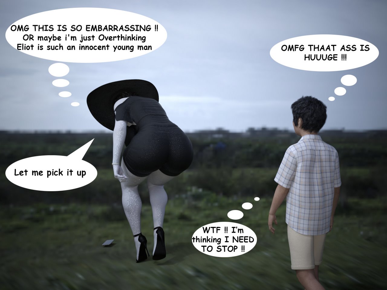 The Trip - Alcina Dimitrescu x Young man image number 6