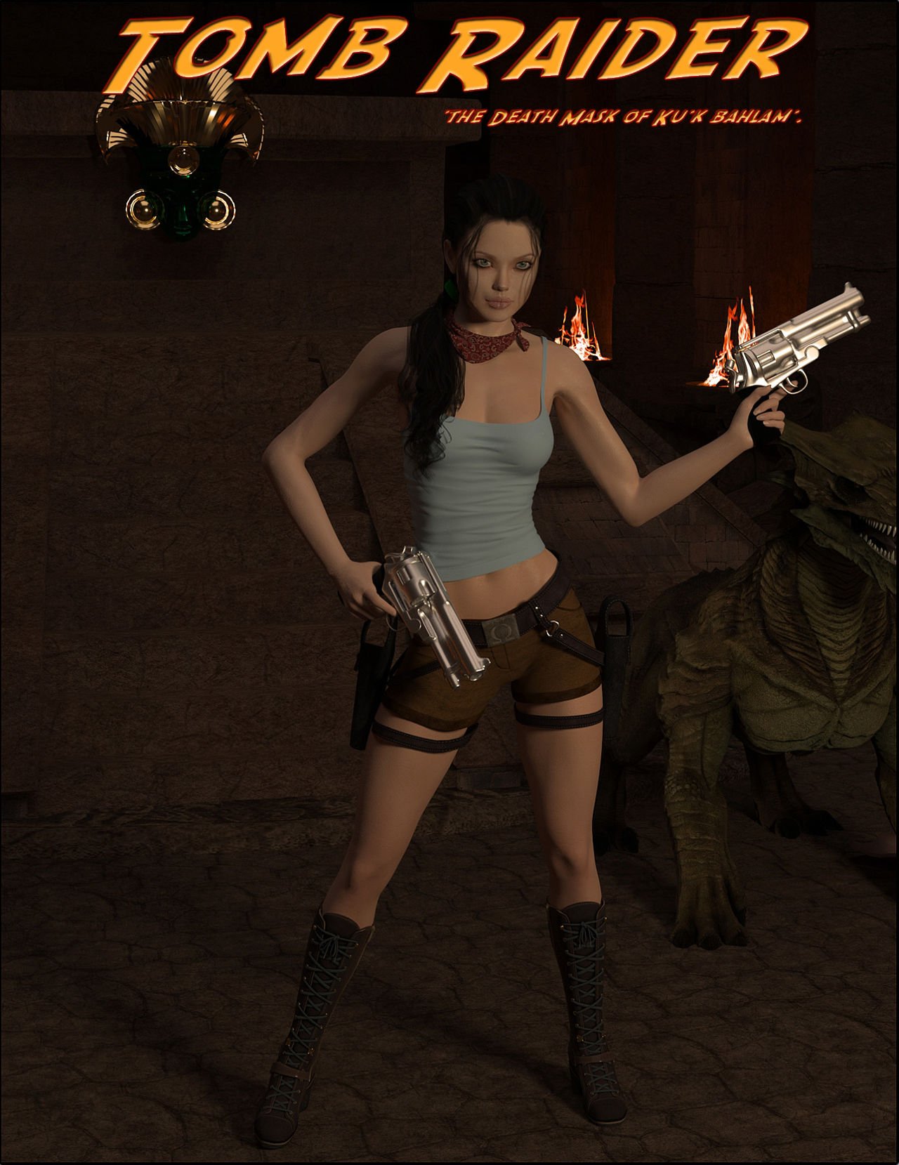 DarkSoul3D - Tomb Raider - The Death Mask of Kuk Bahlam