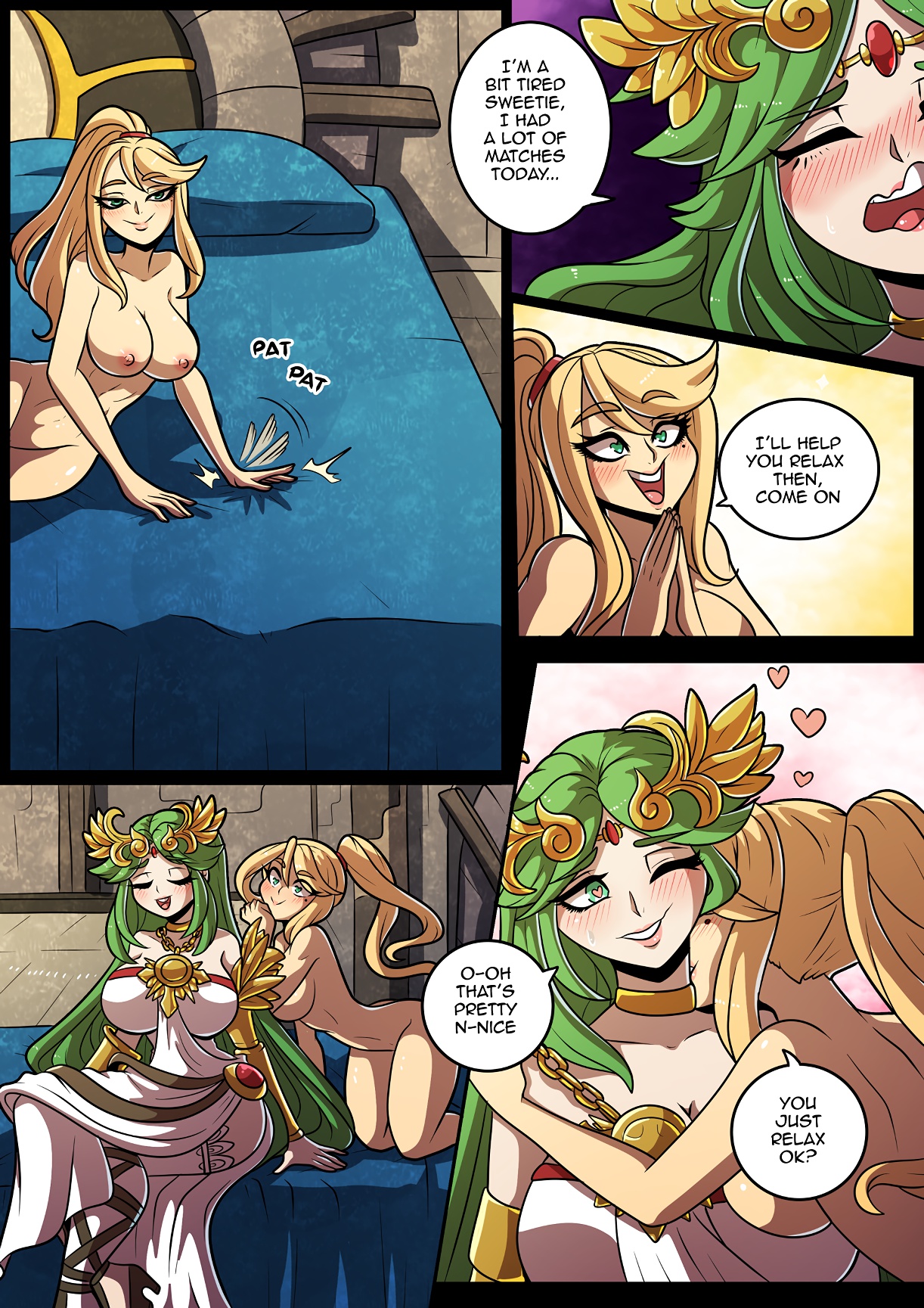 Icarus And Samus Porn - Smash Girls: Samus and Palutenas Bedroom Smash! (kid icarus, metroid) porn  comic by [kinkymation]. Animated porn comics.