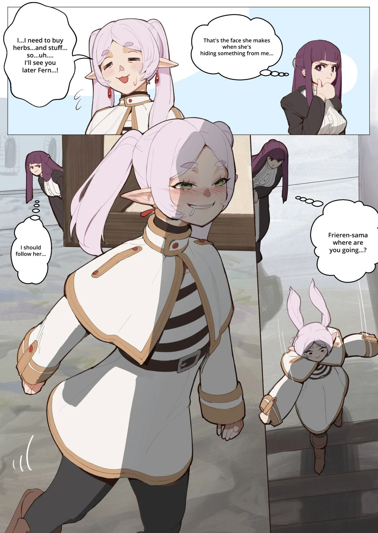 Frieren Buys Herbs