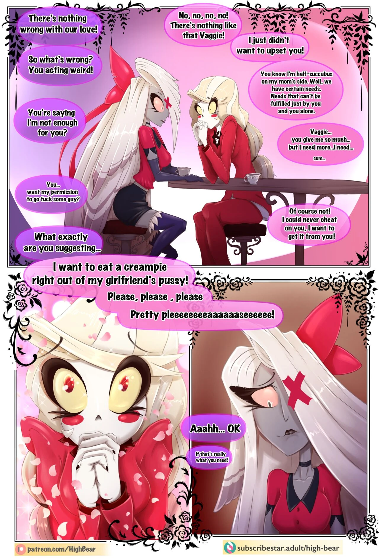 Vaggie gets what Charlie needs (