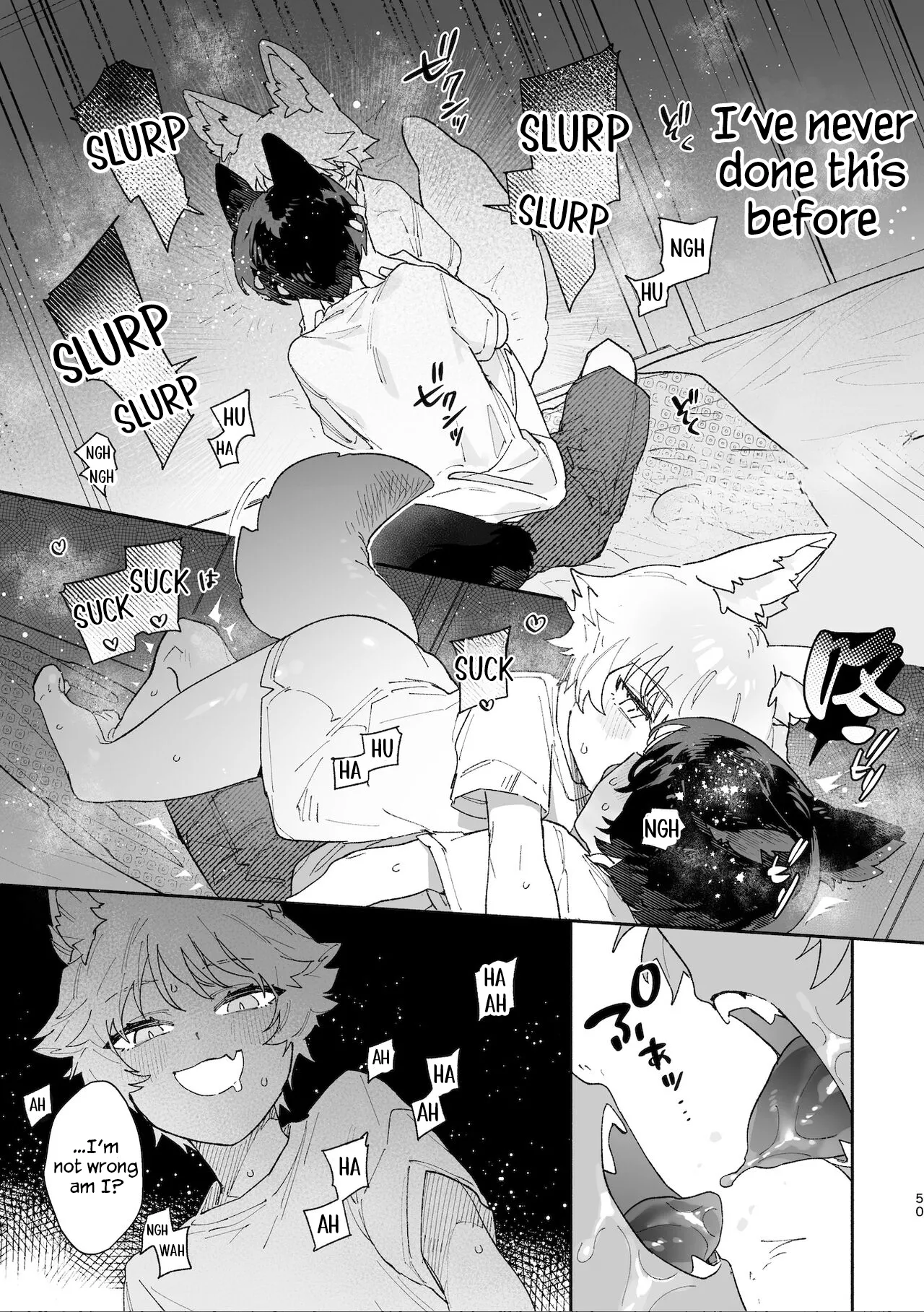 Boys be Submissive. ~Coyote-chan x Kai Ken~ image number 48