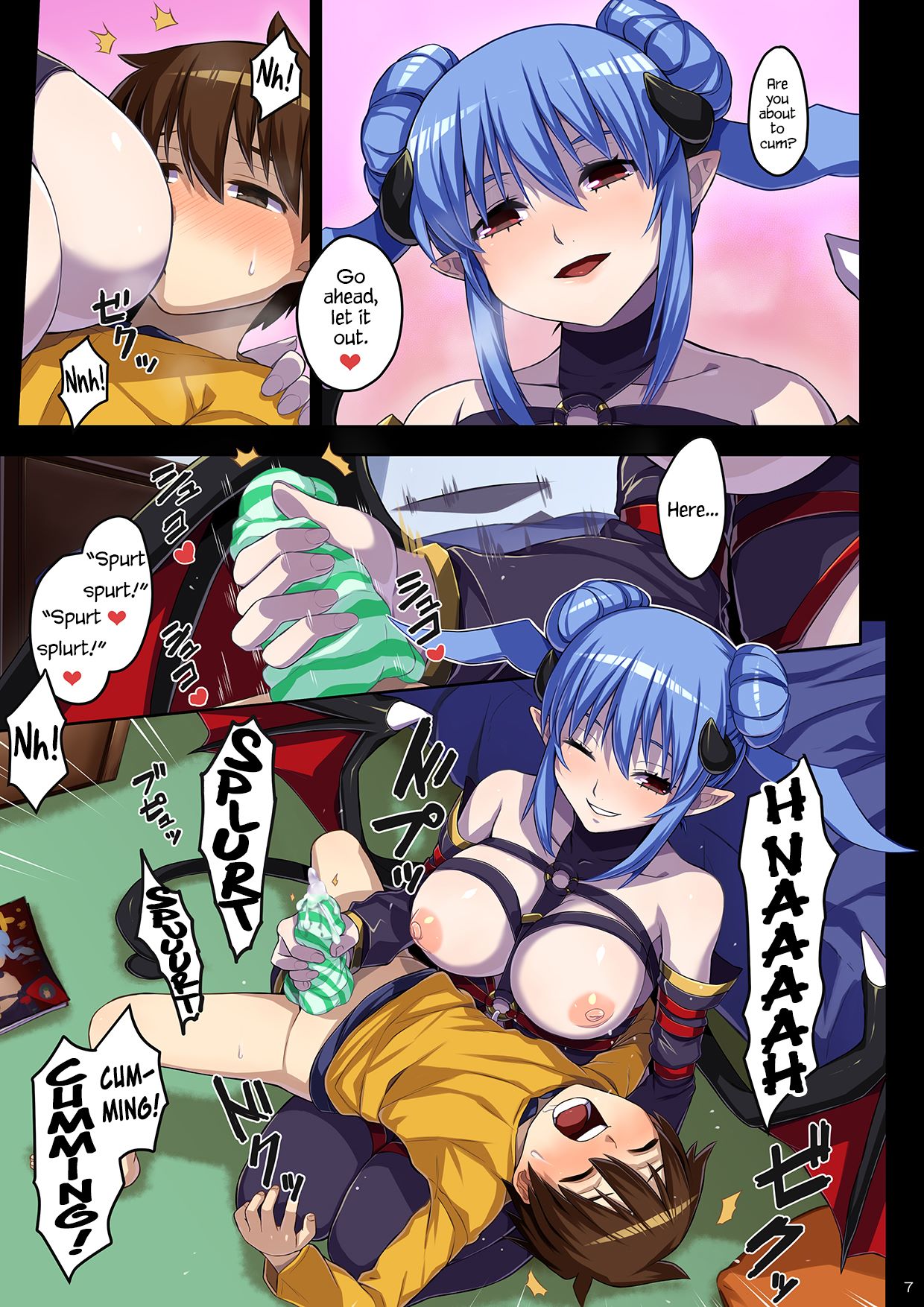 A Succubus Came When I was Masturbating with My Sisters Panties image number 6