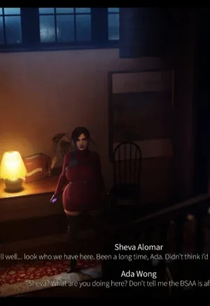 Ada wong x sheva alomar aftermath pregnant belly