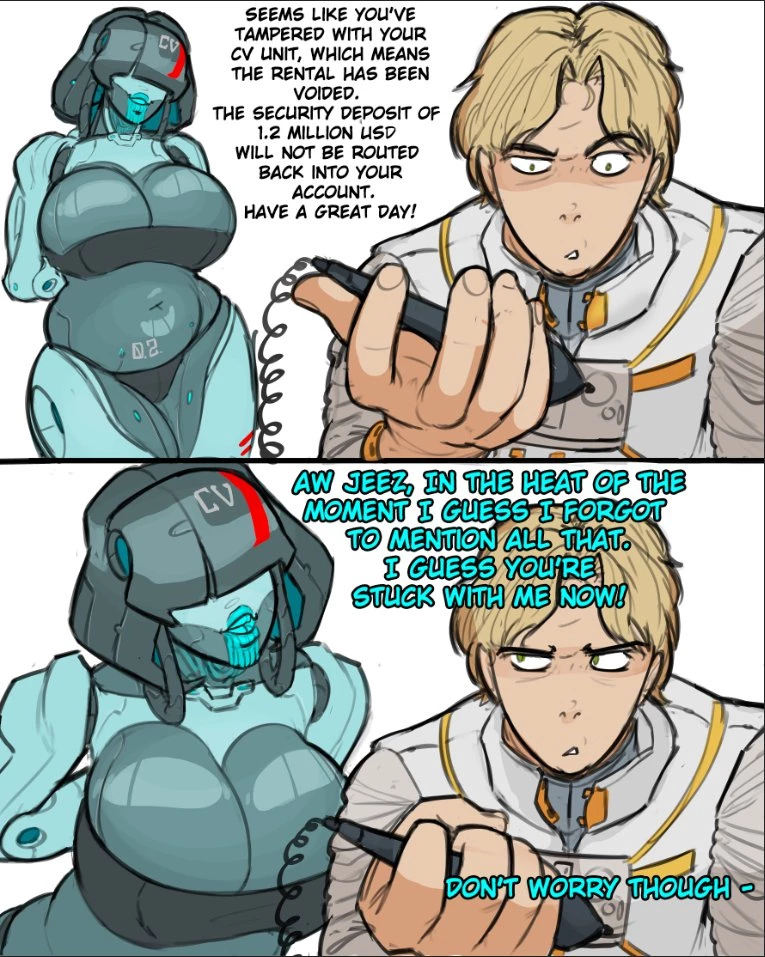 Time alone with the  robot, CV-02 image number 4