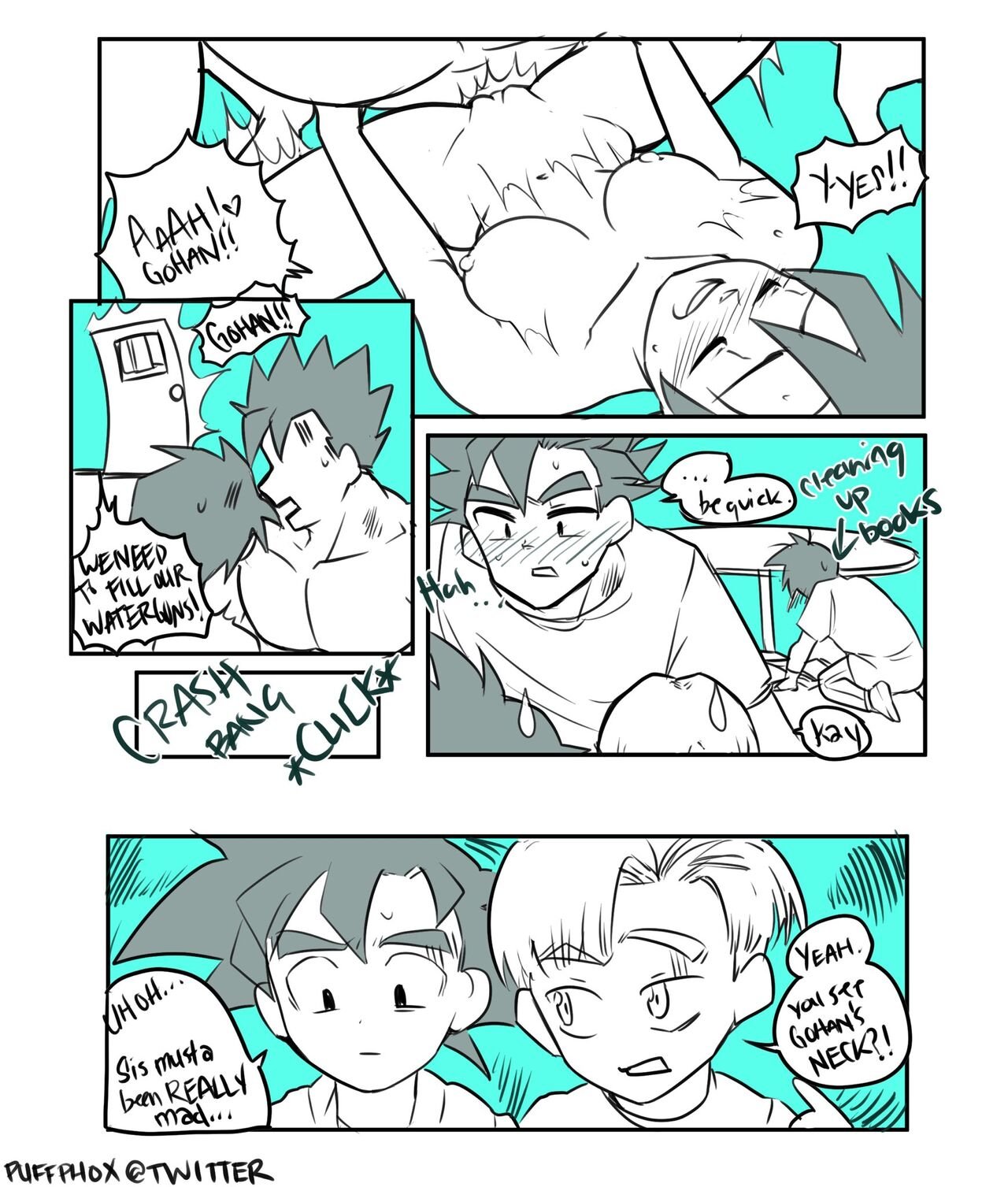 Puffphox - Gohan x Videl Sex Life One-Shots (Dragon Ball Super) porn comic image number 31
