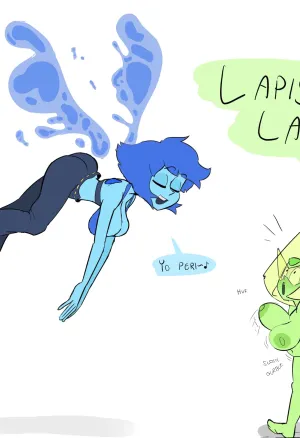 Lapis and peridot